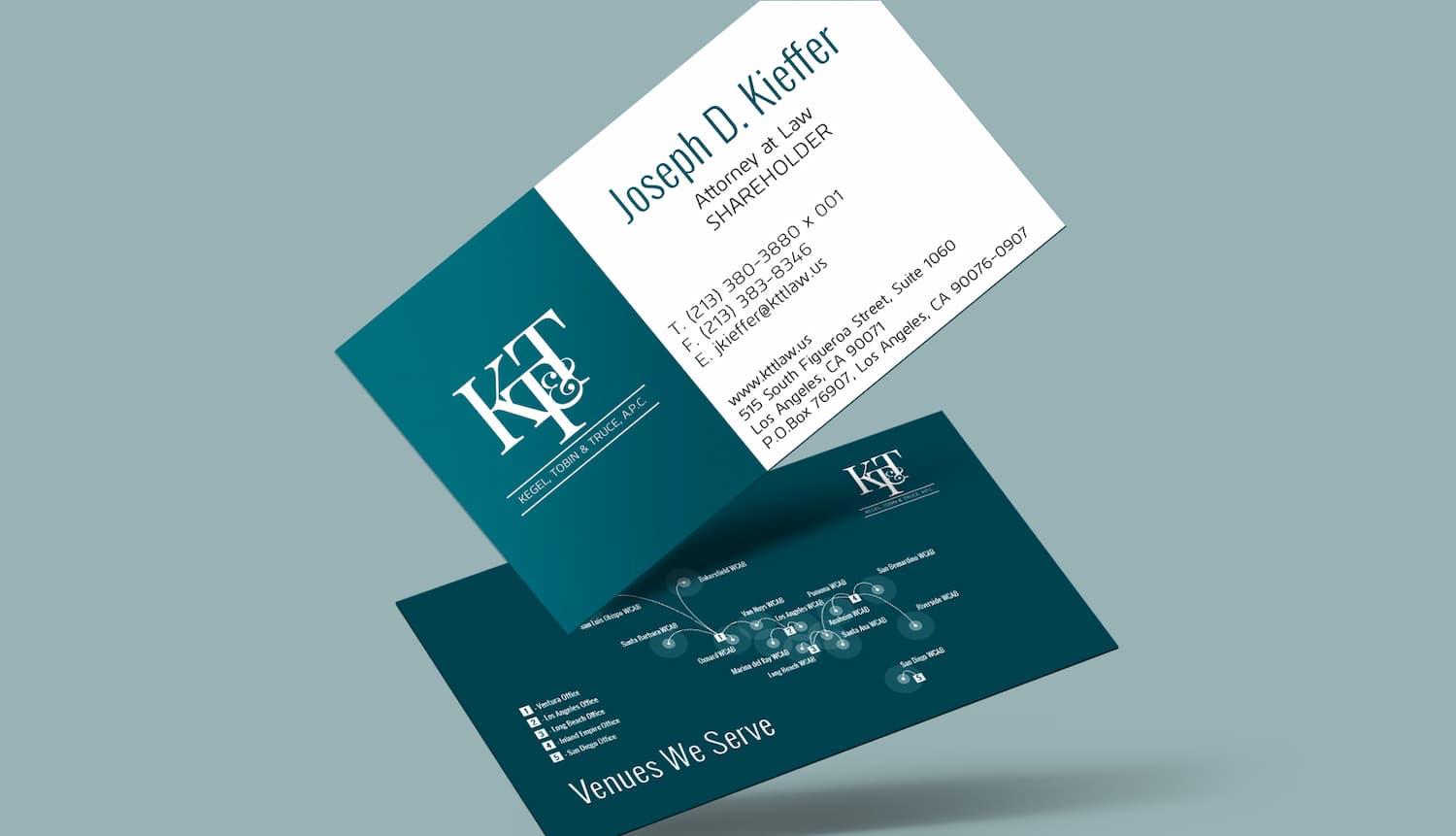 KT&T business card design