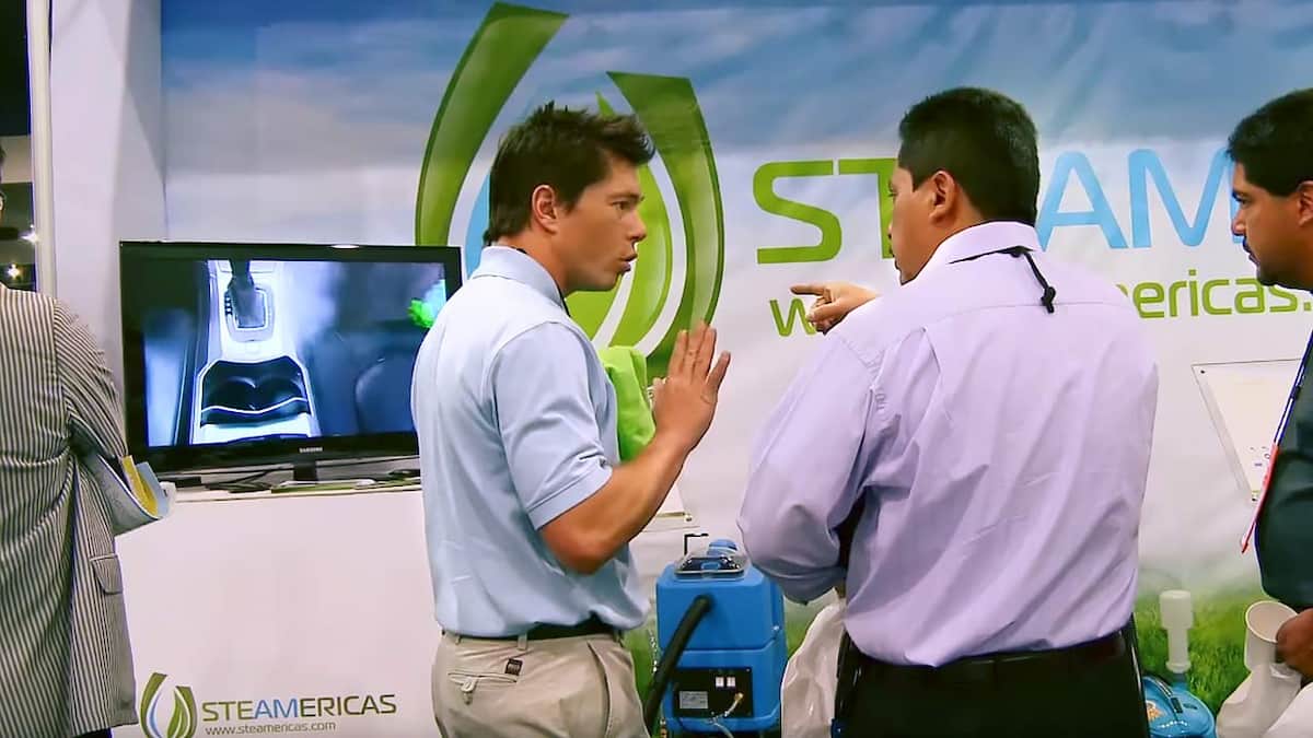 Brand Development Optima Steamer Booth Scene Image