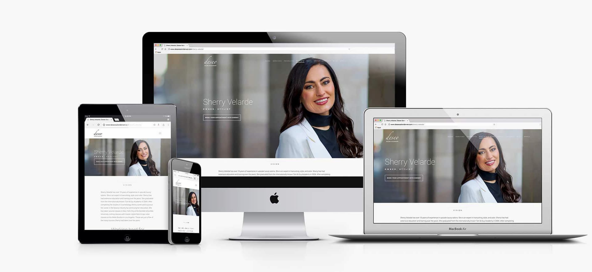 Branding Website Design Deseo All Devices